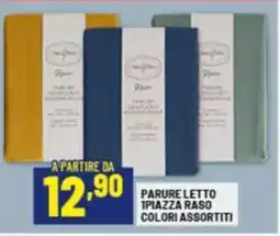 Risparmio Casa Parure letto ipiazza raso colori assortiti offerta