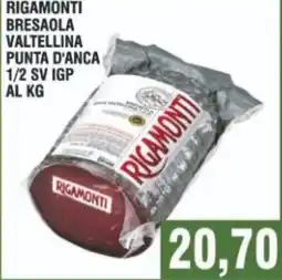Bitar Rigamonti bresaola valtellina punta d'anca 1/2 sv igp offerta
