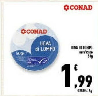 Conad Superstore Conad uova di lompo offerta