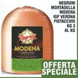 Bitar Negroni mortadella modena igp verona pistacchio offerta