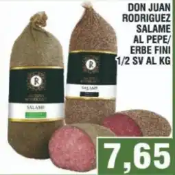 Bitar Don juan rodriguez salame al pepe/ erbe fini 1/2 sv offerta