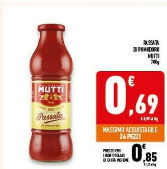 Conad Superstore Passata di pomodoro offerta