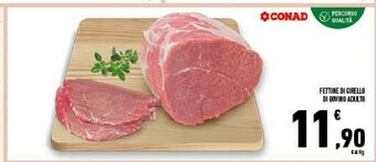 Conad Superstore Fettine di girello di bovino adulto offerta