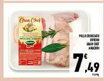 Conad Superstore Pollo disossato ripieno gran chef offerta