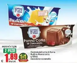 Elite Centrale del Latte di Roma Budino-Panna cotta offerta