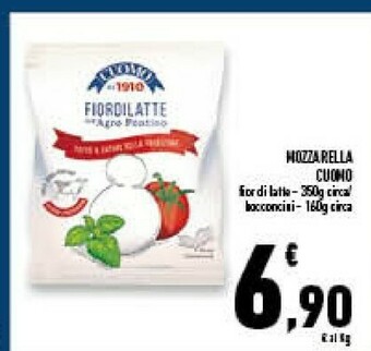 Conad Superstore Cuomo mozzarella offerta