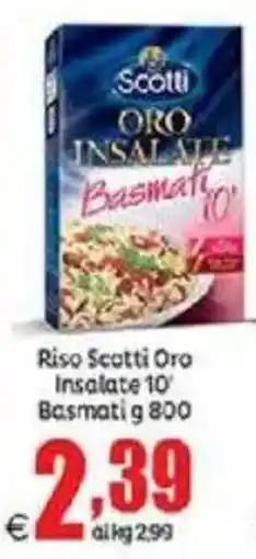 Elite Riso Scotti Ora Insalate 10 Basmati offerta