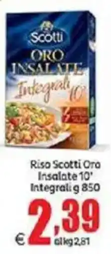 Elite Riso Scotti Ora Insalate 10' Integrali offerta