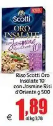 Elite Riso Scotti Oro Insalate 10' con Jasmine Risi d'Oriente offerta