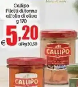 Elite Callipo Filetti di tonno all'olio di oliva offerta
