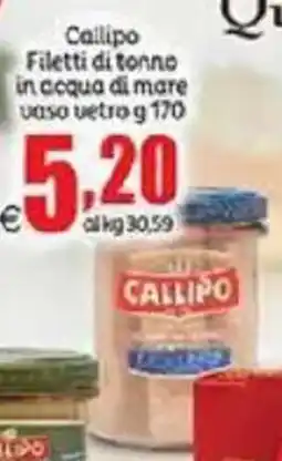 Elite Callipo Filetti di tonno acqua di mare vaso vetro offerta