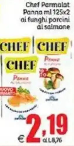 Elite Chef Parmalat Panna ai funghi porcini al salmone offerta