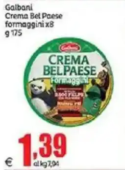 Elite Galbani Crema Bel Paese formaggini x8 offerta