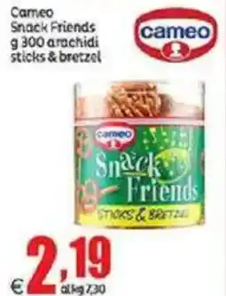 Elite Cameo Snack Friends arachidi sticks & bretzel offerta