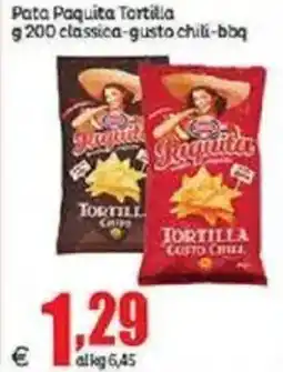 Elite Pata Paquita Tortilla classica-gusto chili-bbq offerta