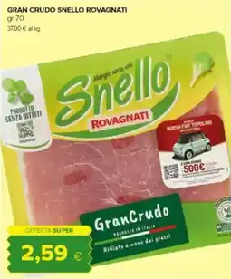 Tigre Gran crudo snello ROVAGNATI offerta