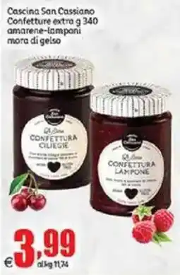 Elite Cascina San Cassiano Confetture extra amarene-lamponi mora di gelso offerta