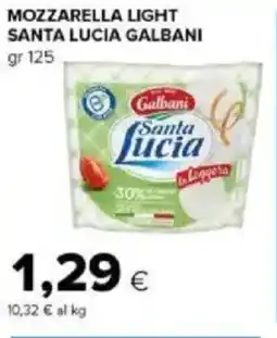 Tigre Mozzarella light santa lucia GALBANI offerta