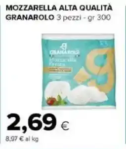 Tigre Mozzarella alta qualità GRANAROLO offerta