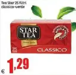 Elite Tea Star 25 filtri classico-verde offerta