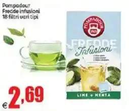 Elite Pompadour Fredde infusioni 18 filtri vari tipi offerta
