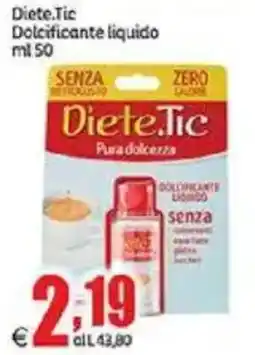 Elite Diete.Tic Dolcificante liquido offerta