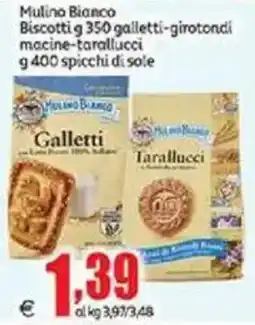 Elite Mulino Bianco Biscotti-galletti-girotondi macine-tarallucci spicchi di sole offerta