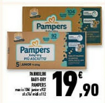 Conad Superstore Pannolini baby-dry offerta