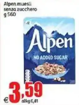 Elite Alpen muesli senza zucchero offerta