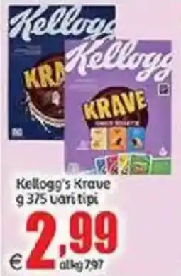 Elite Kellogg's Krave vari tipi offerta