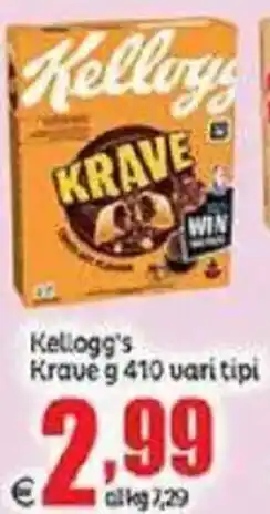 Elite Kellogg's Krave vari tipi offerta
