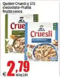 Elite Quaker Cruesli cioccolato-frutta frutta secca offerta