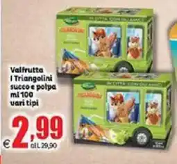Elite Valfrutta | Triangolini succo e polpa vari tipi offerta