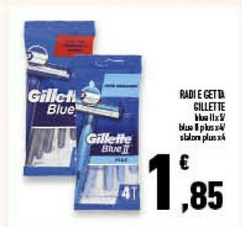 Conad Superstore Blue 2 rasoio da uomo blu offerta
