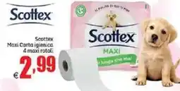 Elite Scottex Maxi Carta igienica 4 maxi rotoli offerta