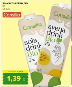 Tigre Consilia soia/avena drink bio offerta
