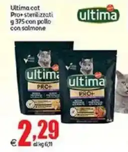 Elite Ultima cat Pro+ sterilizzati con pollo con salmone offerta