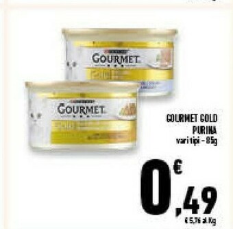 Conad Superstore Purina gourmet gold 85 g offerta