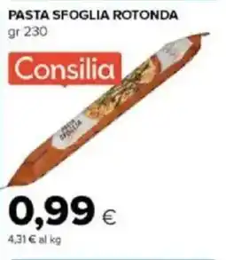 Tigre Consilia pasta sfoglia rotonda offerta