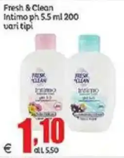 Elite Fresh & Clean Intimo ph 5.5 vari tipi offerta