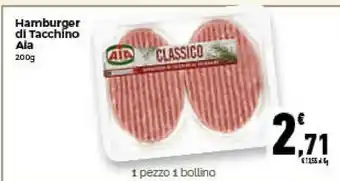 Conad Superstore Hamburger di tacchino offerta