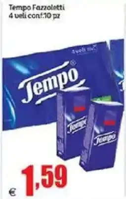 Elite Tempo Fazzoletti 4 veli conf.10 pz offerta