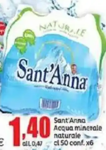 Elite Sant'Anna Acqua minerale naturale offerta