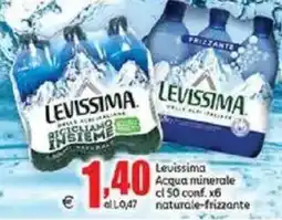 Elite Levissima Acqua minerale offerta