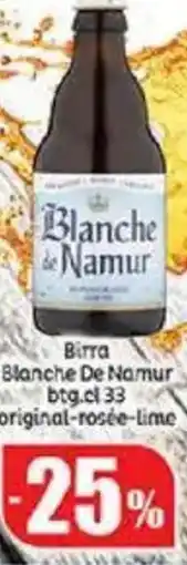 Elite Birra Blanche De Namur btg. original-rosée-lime offerta