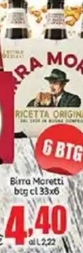 Elite Birra Moretti btg offerta
