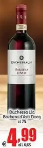 Elite Duchessa Lia Barbera d'Asti Docg offerta