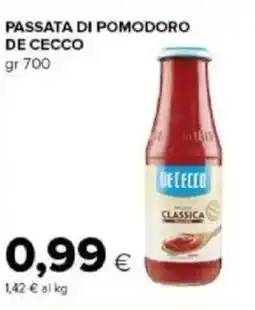 Tigre Passata di pomodoro DE CECCO offerta