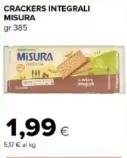 Tigre Crackers integrali MISURA offerta