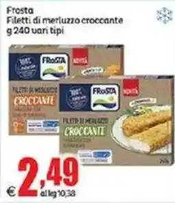 Elite Frosta Filetti di merluzzo croccante vari tipi offerta